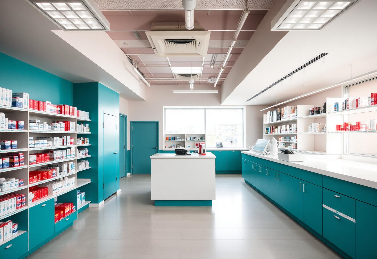 The dispensing counter at savanspharmacy